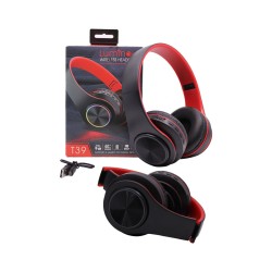 LUMINOUS WIRELESS HEADPHONE T39 TF/MICRO SD/HANDS-FREE WITH COLORFUL LED AND NOISE-CANCELING FEATURE 400MAH BLACK LUMINOUS WIRELESS HEADPHONE T39 TF/MICRO SD/HANDS-FREE WITH COLORFUL LED AND NOISE-CANCELING FEATURE 400MAH BLACK